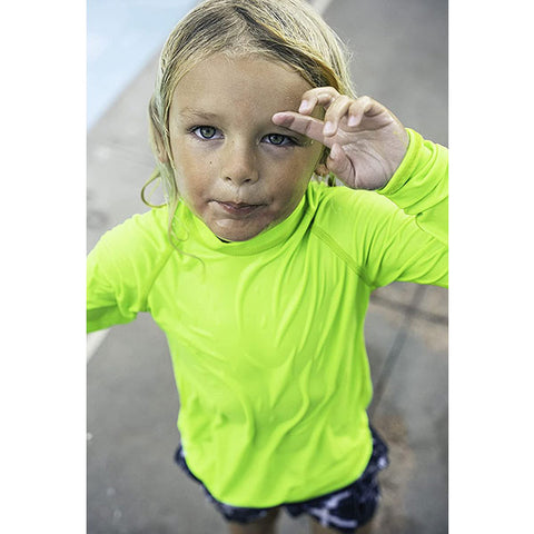 V VICTORY Youth Long Sleeve Rash Guard Shirt with UPF 50+ Sun Protection Block for Boys and Girls