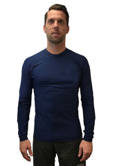 Mens Tight Fit Long Sleeve Rashguard – Quick Drying UPF 50+ Sun Protection/Block