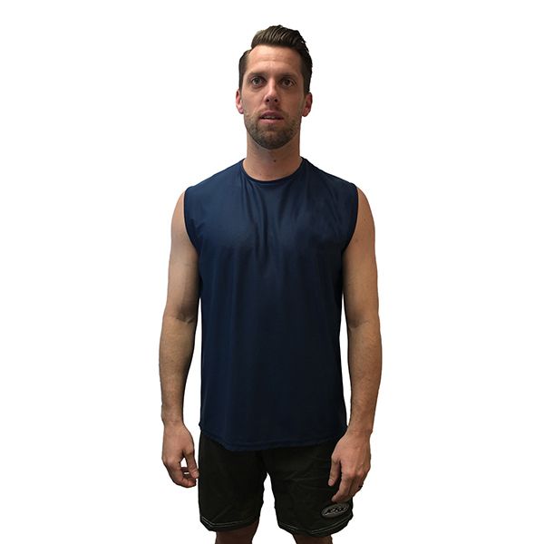 Loose Fit Sleeveless Performance Shirt For Water Sports, UPF 50+ Sun P
